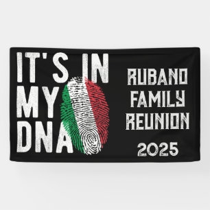 Italienisches Familientreffen mit DNA  Banner