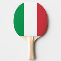 Italienisches Flaggen-Klingeln pong Paddel für