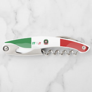 Italienisches Flaggenzeichen Kellnermesser
