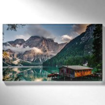 Italienisches Foto Bergsee Landschaft