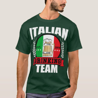 Italienisches Getränketeam Funny Italy Flag Beer P T-Shirt