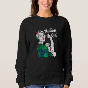 Italienisches Girl Italien Flaggenkultur Land R Sweatshirt