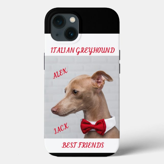 ITALIENISCHES GREYHOUND APPLE IPHONE 13 FALL & NAM Case-Mate iPhone HÜLLE (Rückseite)