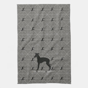Italienisches Greyhound Dog Küchentücher, Iggy Res Küchentuch
