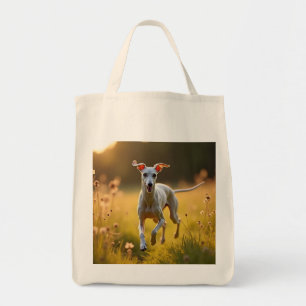 Italienisches Greyhound Elegantes Lebensmittelgesc Tragetasche
