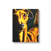 Italienisches Greyhound-Gemälde