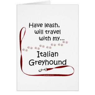 Italienisches Greyhound Travel Leash