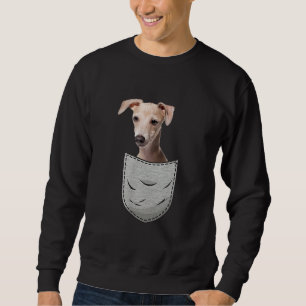 Italienisches Greyhound-Whippet-Brustpfropfen für Sweatshirt