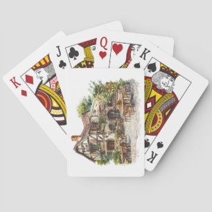 Italienisches Haus Spielkarten