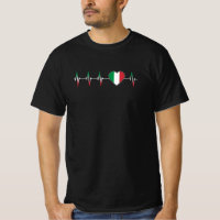 Italienisches Herzschlag I Liebe Italien Flaggenst