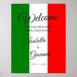 Italienisches Hochzeitssymbol Poster