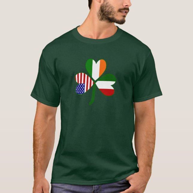 Italienisches Kleeblatt T-Shirt (Vorderseite)