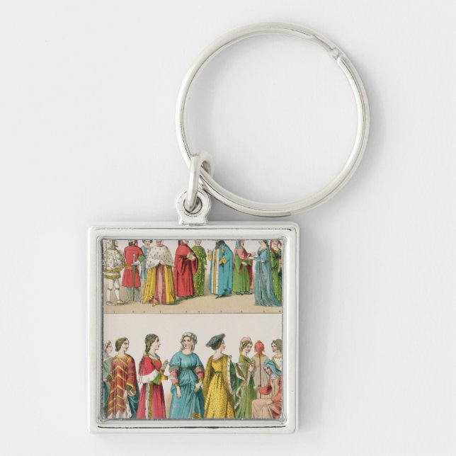 Italienisches Kleid Schlüsselanhänger (Vorne)