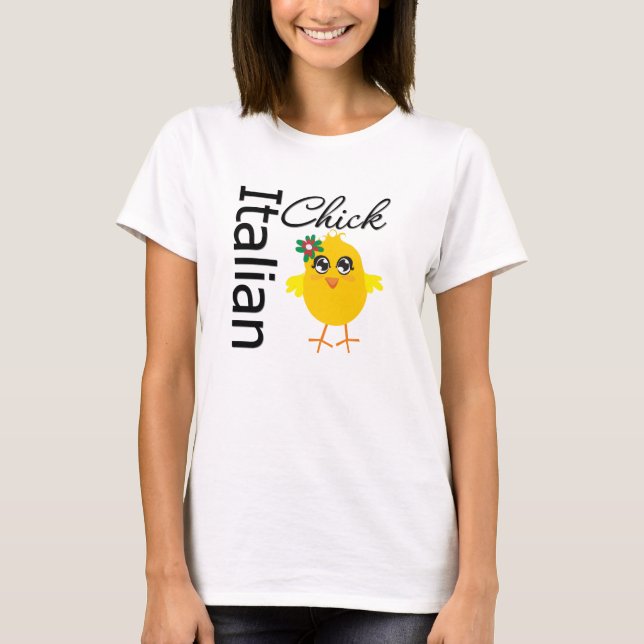 Italienisches Küken T-Shirt (Vorderseite)