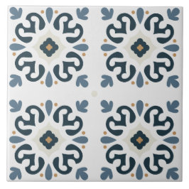 Italienisches Kunstwerk Azulejos Mediterblau Fliese