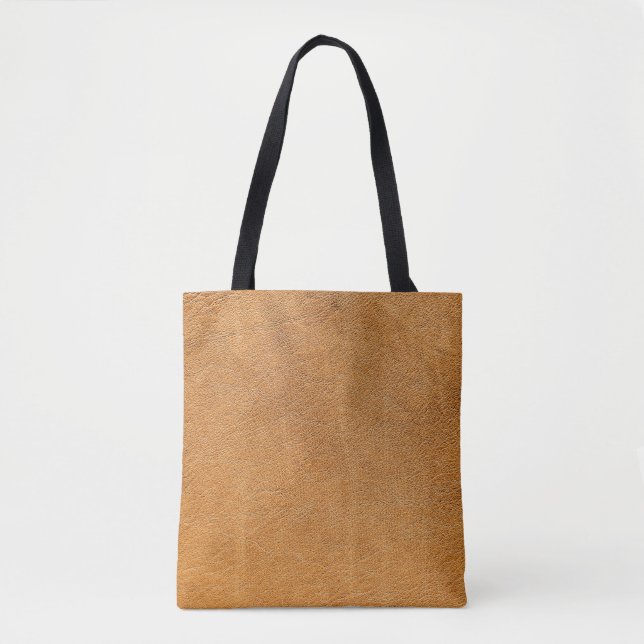 Italienisches Lambskin-Leder: Vintage Textur Tasche (Vorderseite)