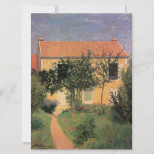 Italienisches Landhaus mit rotem Dach Karte