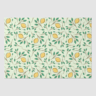 Italienisches Lemon Leaf Dekoupage Fruchtgewebe Seidenpapier