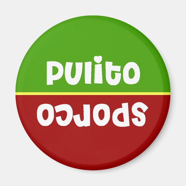 Italienisches Magnet für saubere Spülmaschine (Vorne)