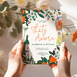 Italienisches Mittelmeer Lemon White Wedding Einladung