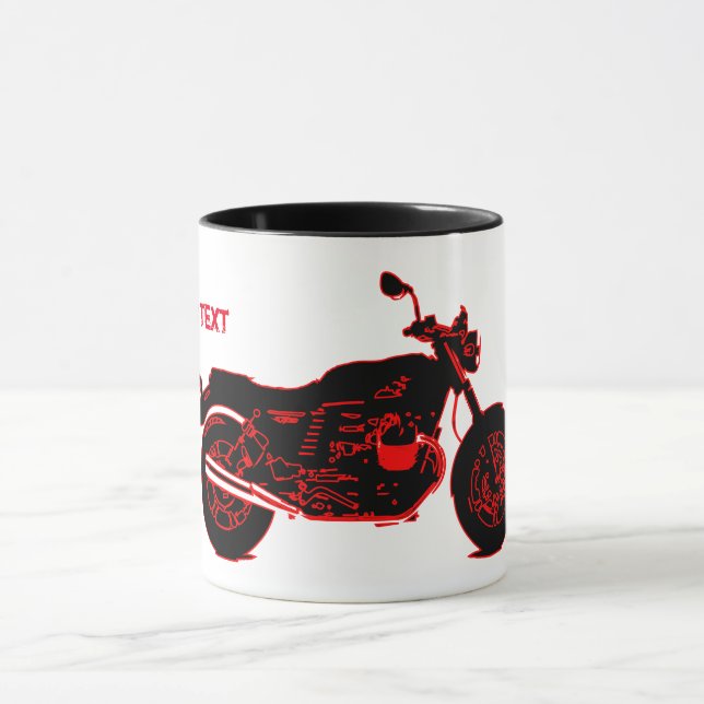 Italienisches Motorrad Tasse (Zentrum)