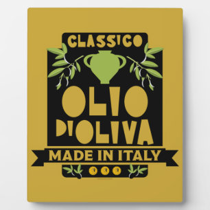 Italienisches Olivenöl Kochen Fotoplatte
