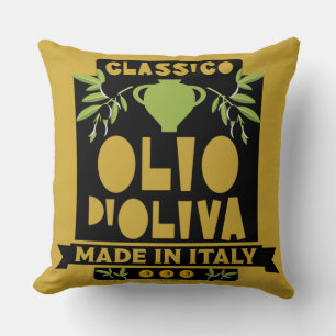 Italienisches Olivenöl Kochen Kissen