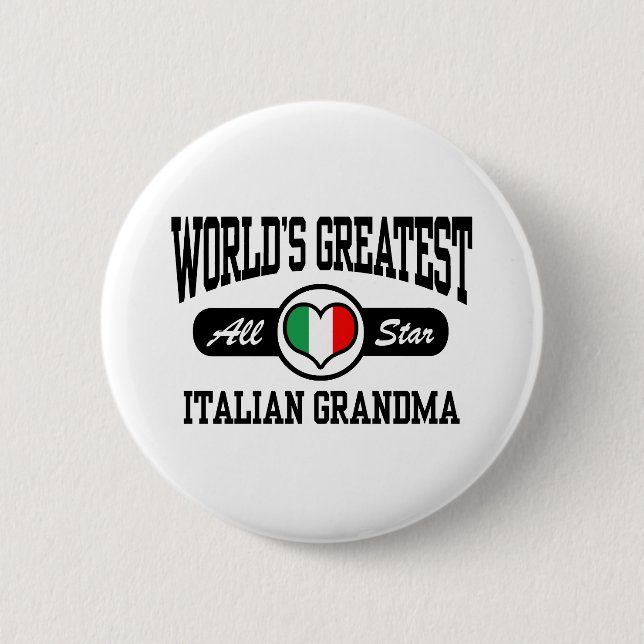 Italienisches Oma Button (Vorderseite)
