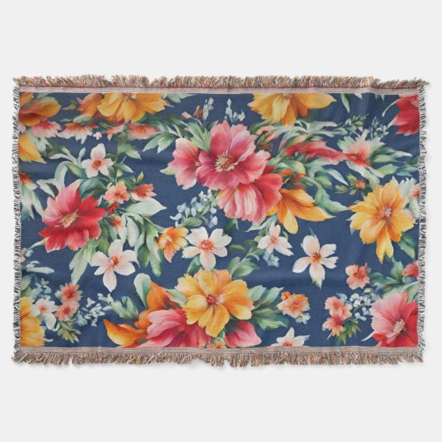Italienisches Phantastisches Sommerlicht-Blumenmus Decke (Vorderseite)