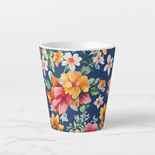 Italienisches Phantastisches Sommerlicht-Blumenmus Milchtasse (Vorderseite)