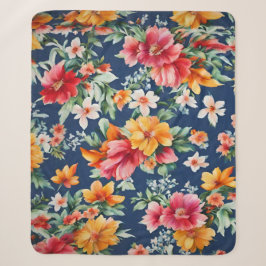 Italienisches Phantastisches Sommerlicht-Blumenmus Sherpadecke