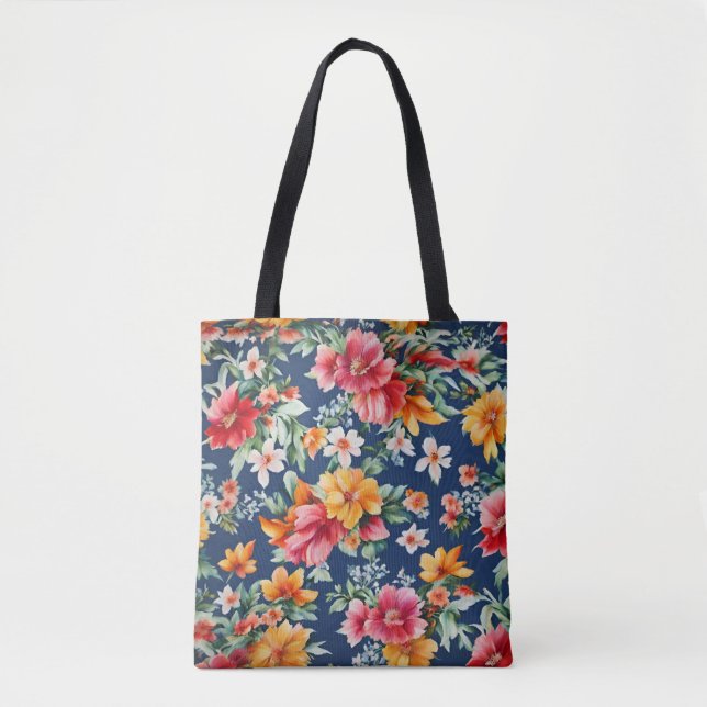 Italienisches Phantastisches Sommerlicht-Blumenmus Tasche (Vorderseite)