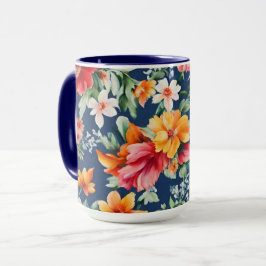 Italienisches Phantastisches Sommerlicht-Blumenmus Tasse