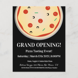 Italienisches Pizza-Restaurant Event Große Eröffnu Flyer