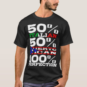 Italienisches Puerto Rican Prix Heritage Funny Ges T-Shirt