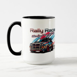 ITALIENISCHES RALLYERennen - WENN GESCHWINDIGKEIT  Tasse