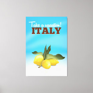 Italienisches Reiseplakat Leinwanddruck