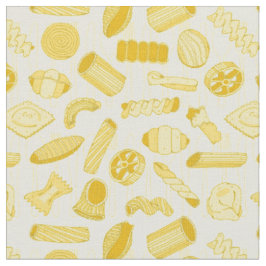 Italienisches Restaurant Pasta Formen Creme Stoff