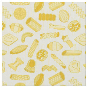 Italienisches Restaurant Pasta Formen Creme Stoff