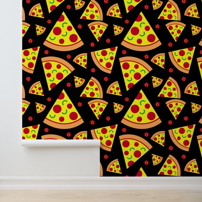 Italienisches Restaurant Pepperoni Pizza Tapete (Anwendung)