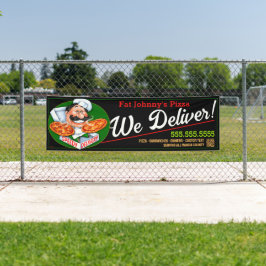 Italienisches Restaurant Pizzeria Pizza Wir liefer Banner