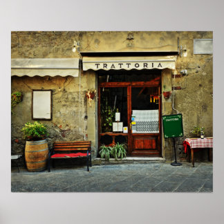 Italienisches Restaurant Poster