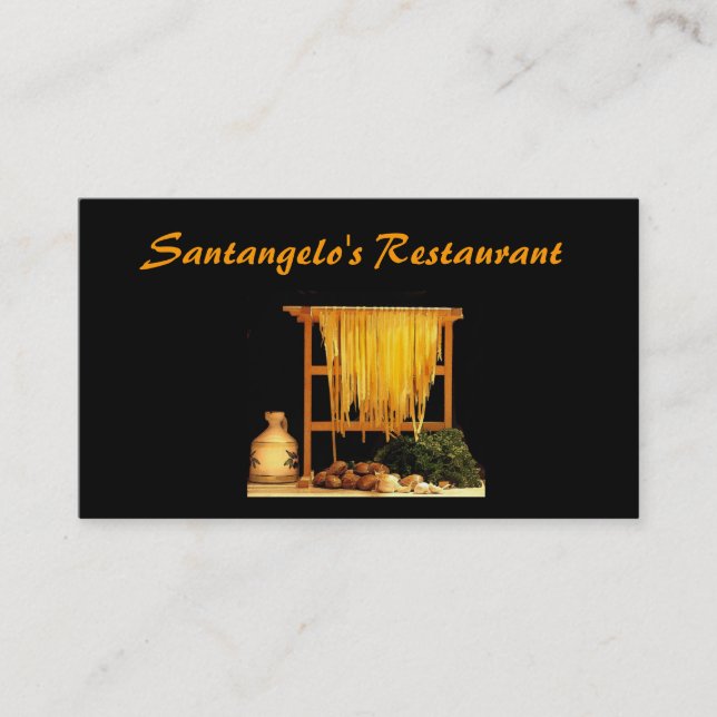 Italienisches Restaurant Visitenkarte (Vorderseite)