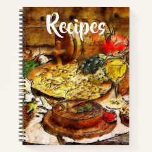 Italienisches Rezept Rustikales Buch