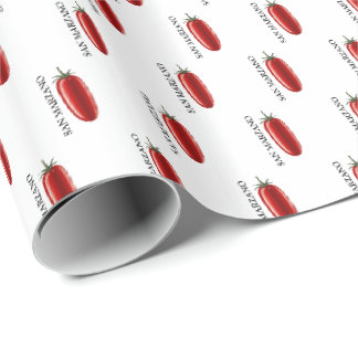 Italienisches San Marzano Tomato Geschenkpapier