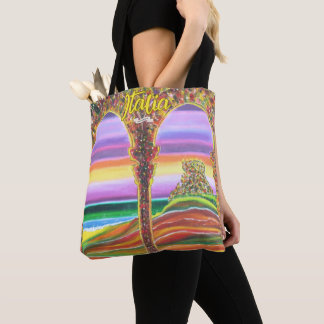 Italienisches Schloss am Meer Tote Art Bag Tasche