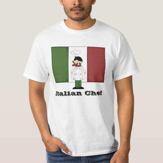 Italienisches Shirt des Kochs-#5 (Vorderseite)
