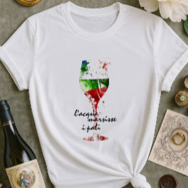 Italienisches Shirt | Stylish Vino Graphic