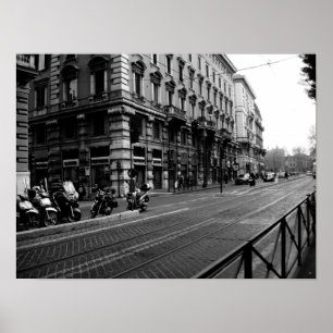 Italienisches Straßenposter Poster