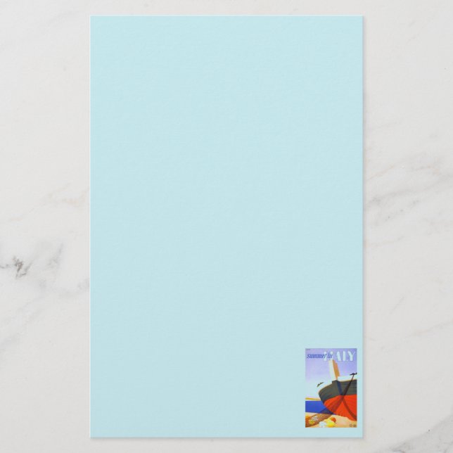 Italienisches Tourenplakat Briefpapier (Vorderseite)